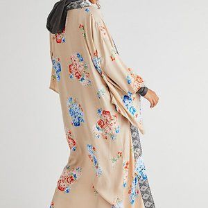 Free People Zen Garden Maxi Kimono
